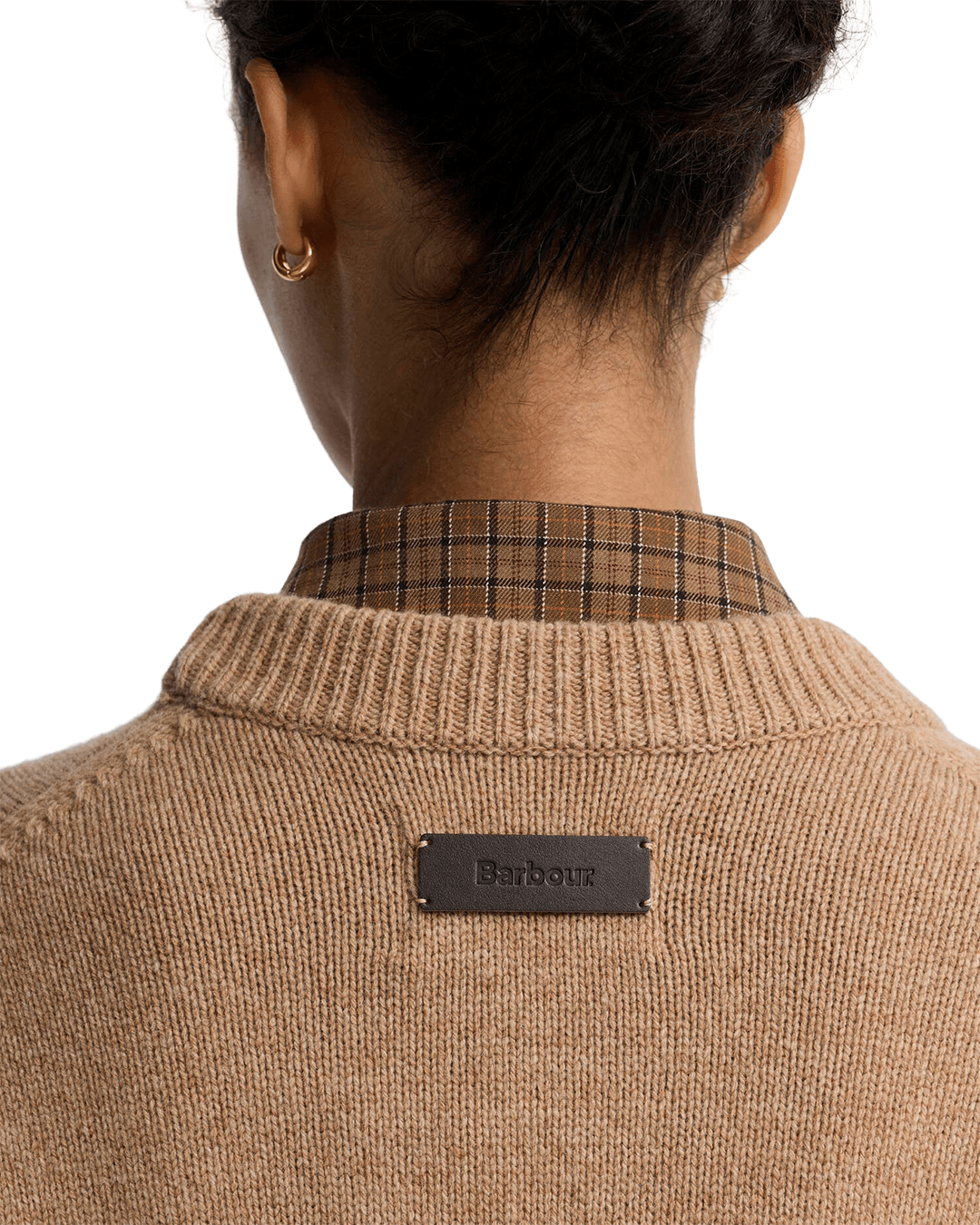Barbour Jumpers Barbour Beige Ivybridge Knitted Jumper