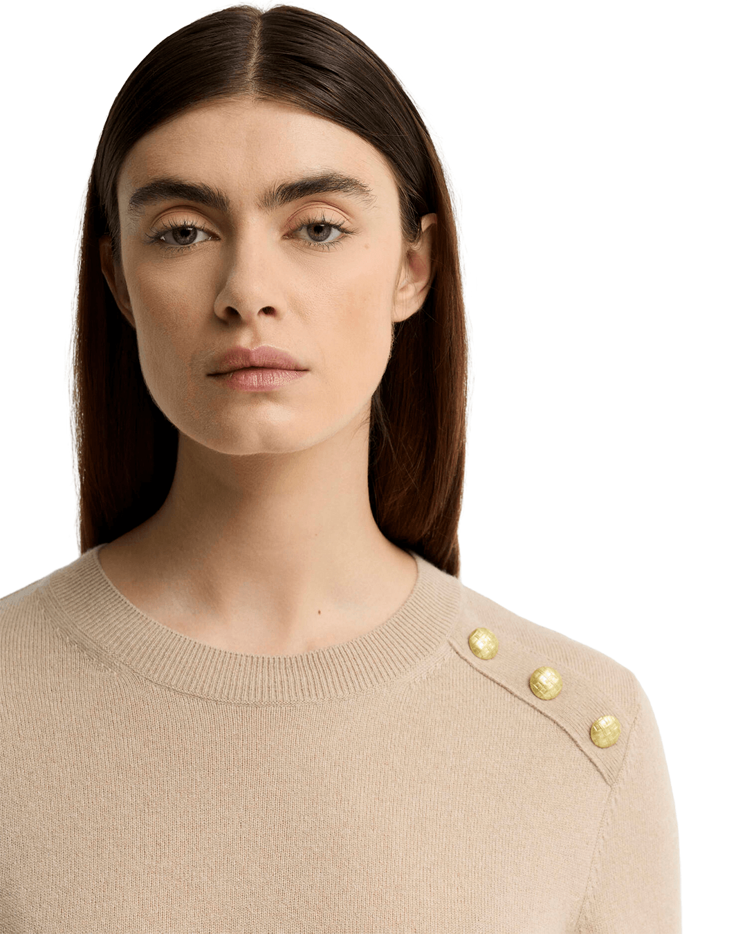 Barbour Jumpers Barbour Beige Penny Knitted Jumper