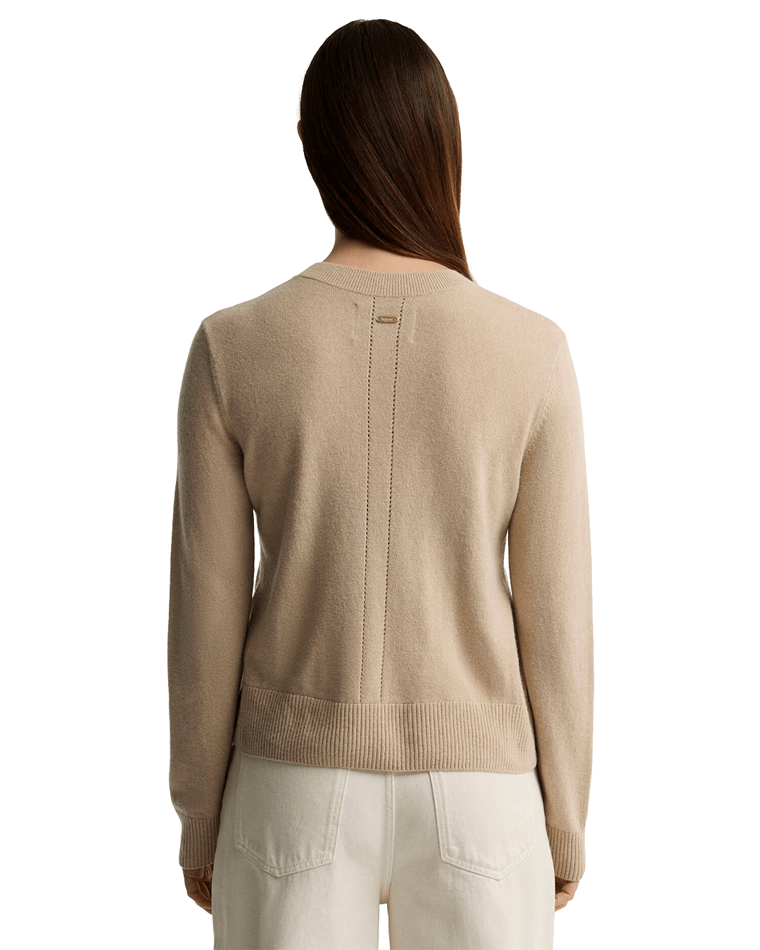 Barbour Jumpers Barbour Beige Penny Knitted Jumper