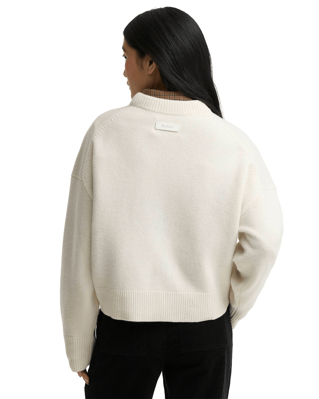 Barbour Jumpers Barbour Ecru Ivybridge Knitted Jumper