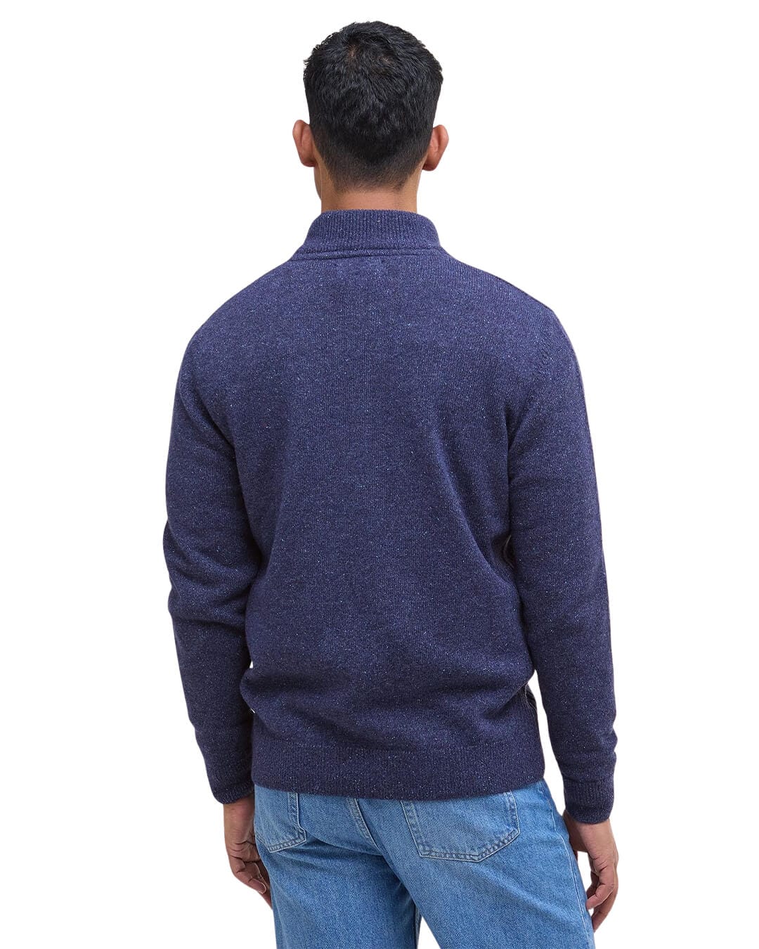 Barbour Jumpers Barbour ESSENTIAL TISBURY HALF ZIP BL91 DEEP BLUE
