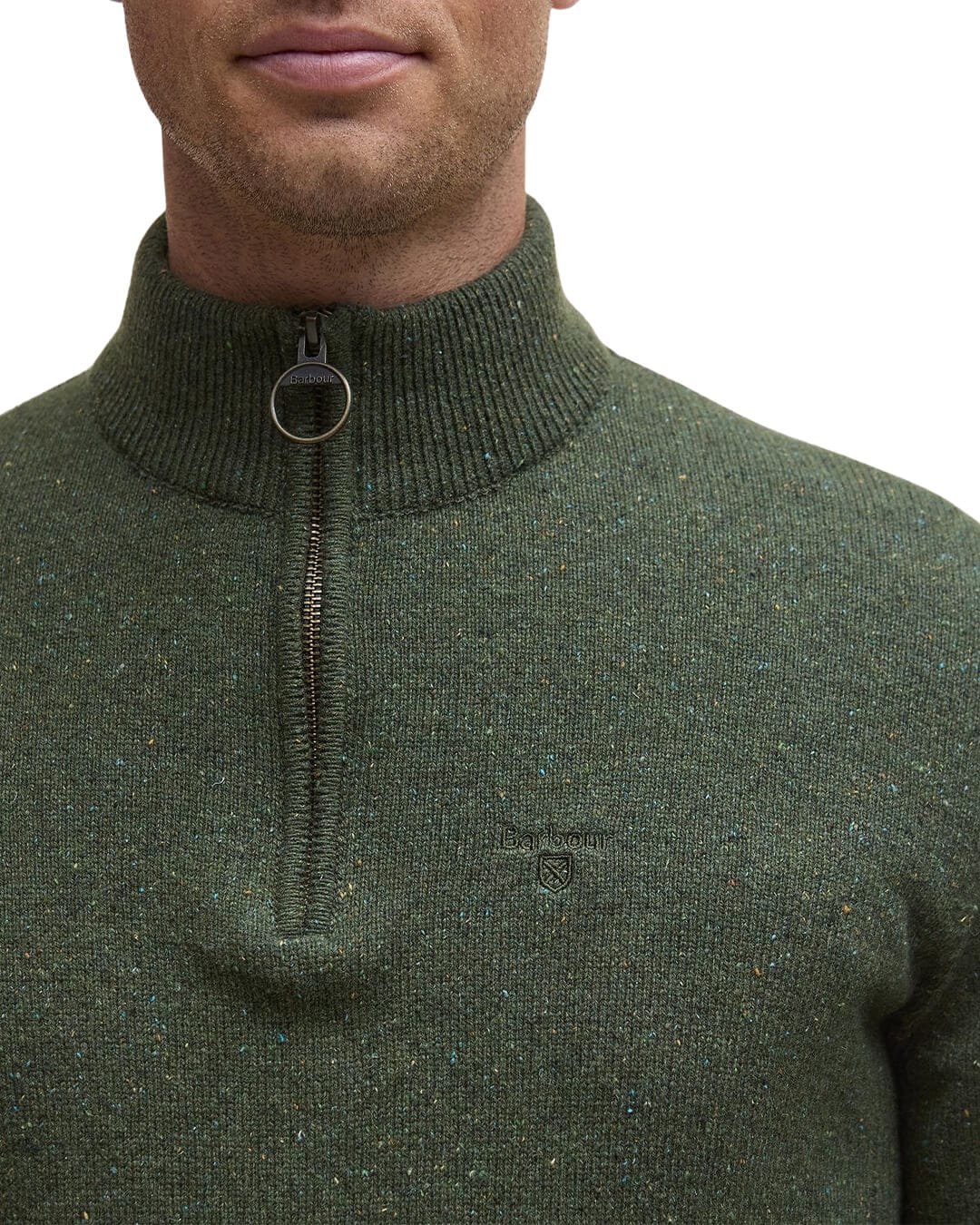 Barbour Jumpers Barbour ESSENTIAL TISBURY HALF ZIP GN91 FOREST