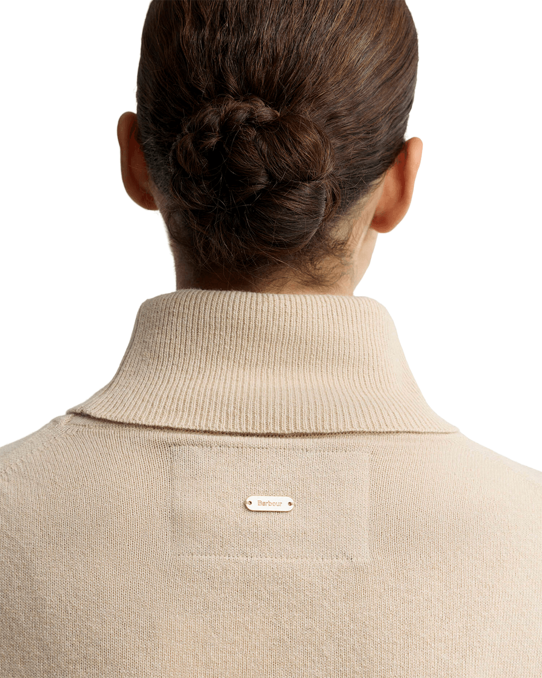 Barbour Jumpers Barbour Honey Tartan Pendle Roll Collar Jumper