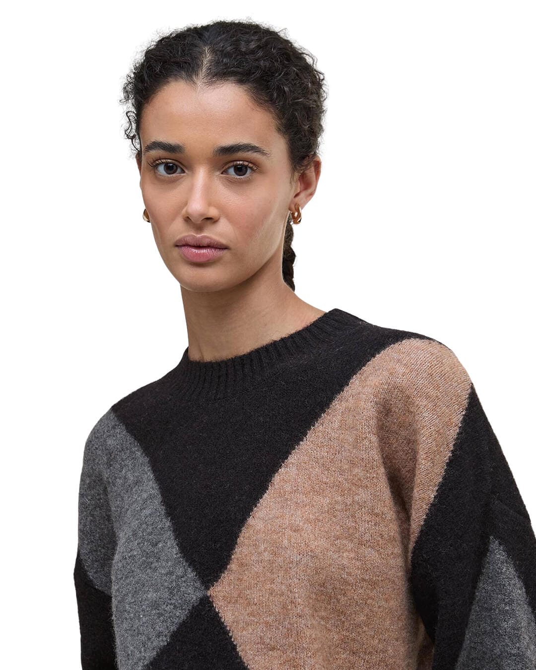 Barbour Jumpers Barbour Mix Sabrina Knitted Jumper Mi11 Multi