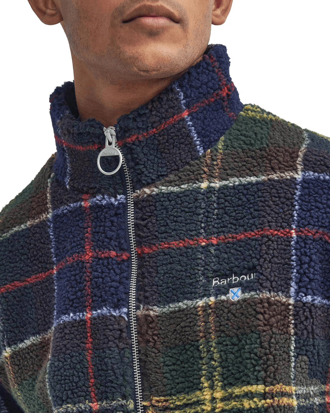 Barbour Jumpers 2XL Barbour Multicolour Classic Tartan Zip-Through Fleece