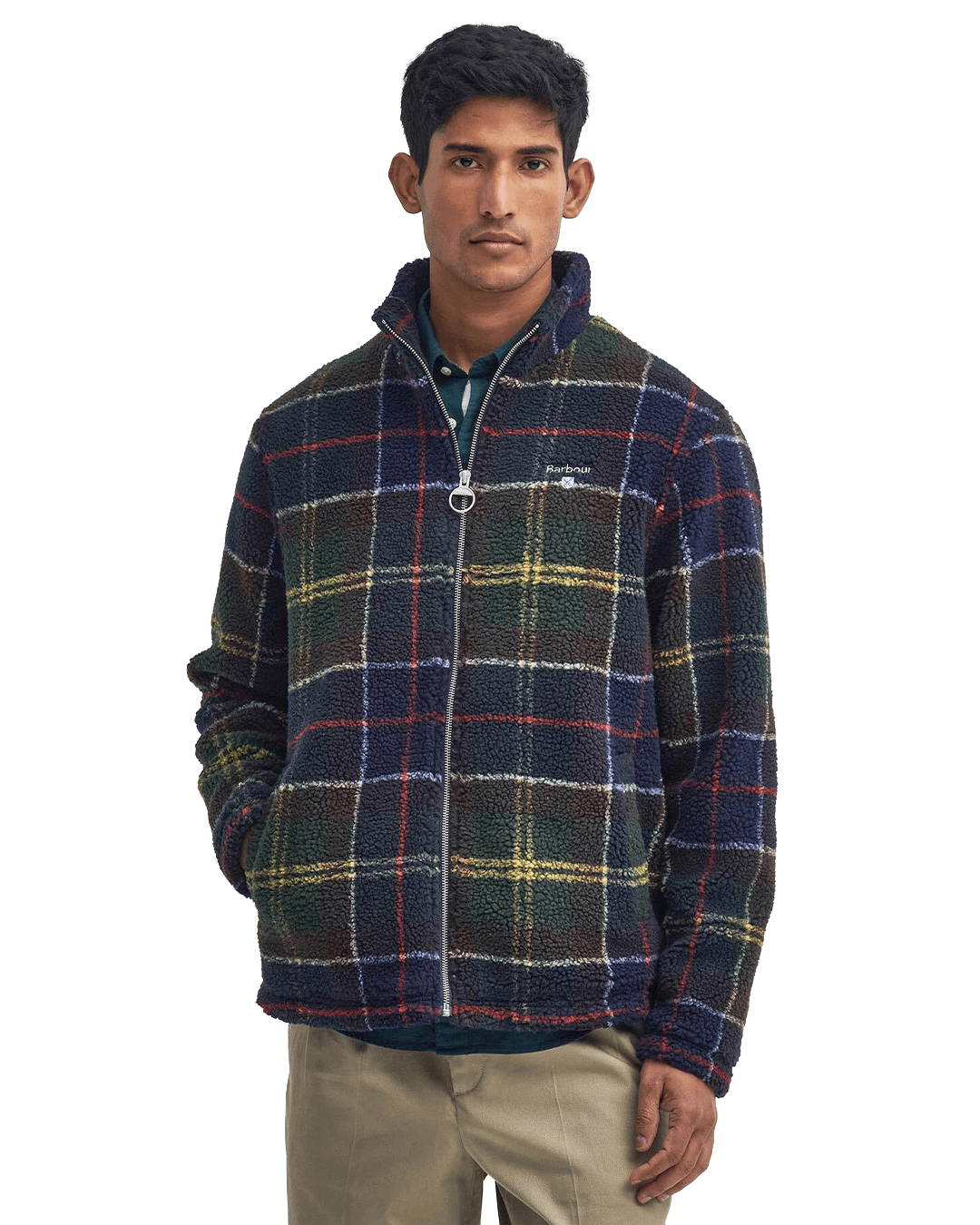 Barbour Jumpers 2XL Barbour Multicolour Classic Tartan Zip-Through Fleece