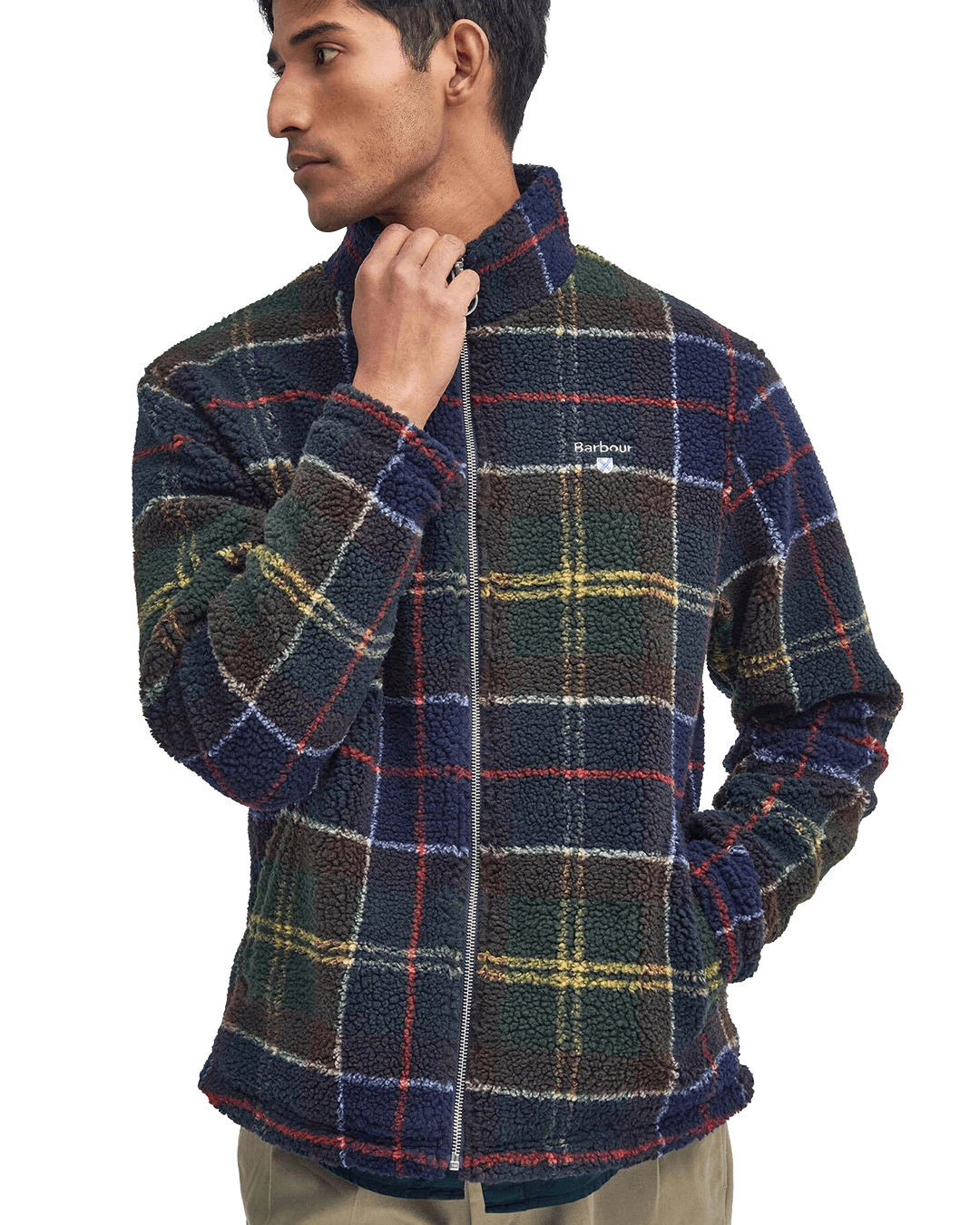 Barbour Jumpers 2XL Barbour Multicolour Classic Tartan Zip-Through Fleece