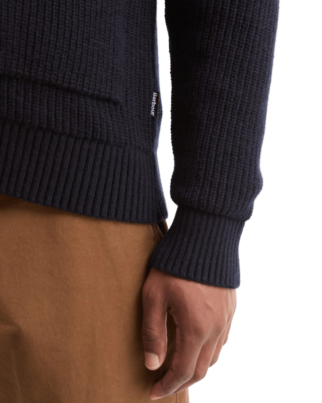 Barbour Jumpers Barbour Navy Hartland Knitted Cardigan