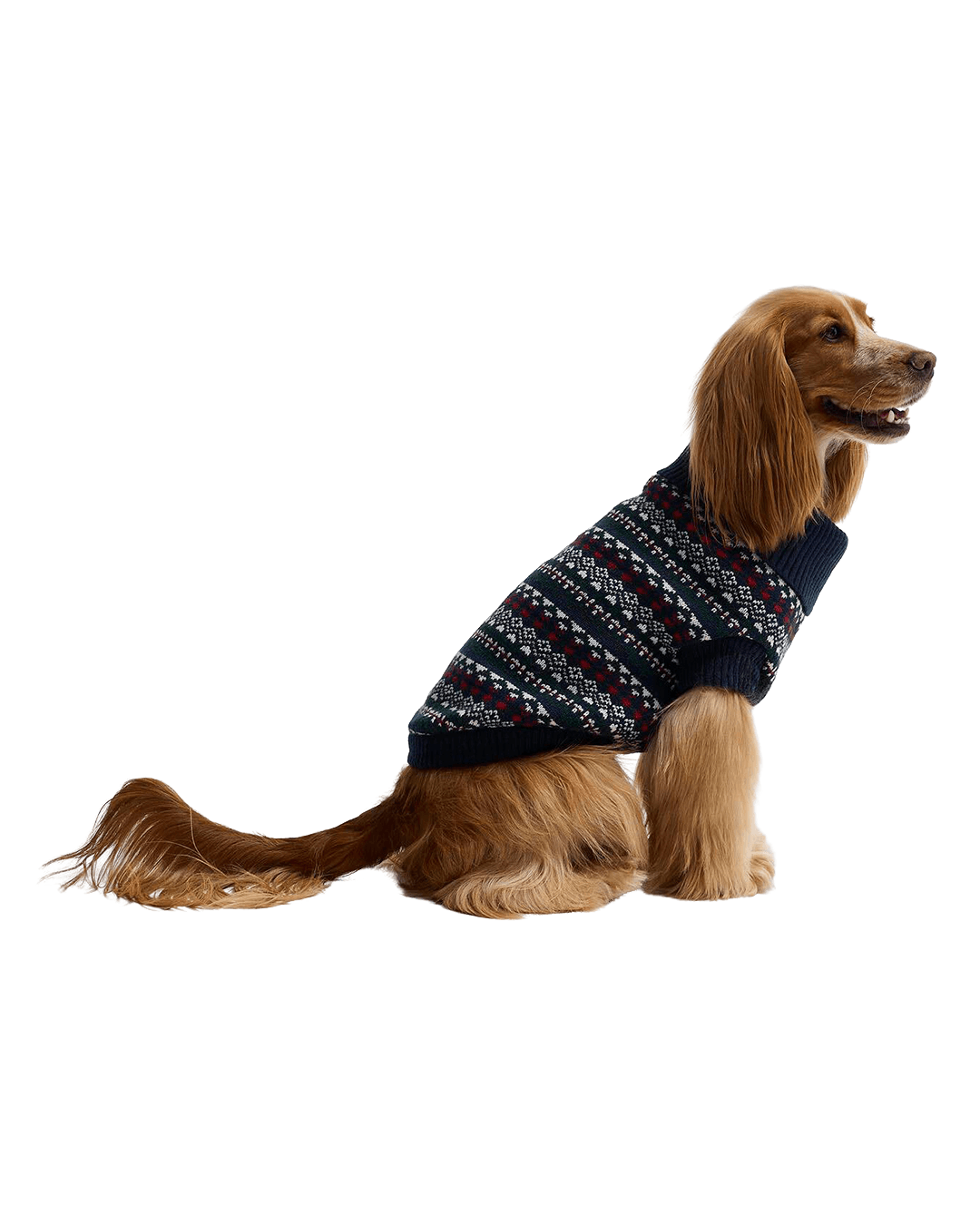 Barbour Jumpers Barbour Navy Marlow Fair Isle Dog Jumper
