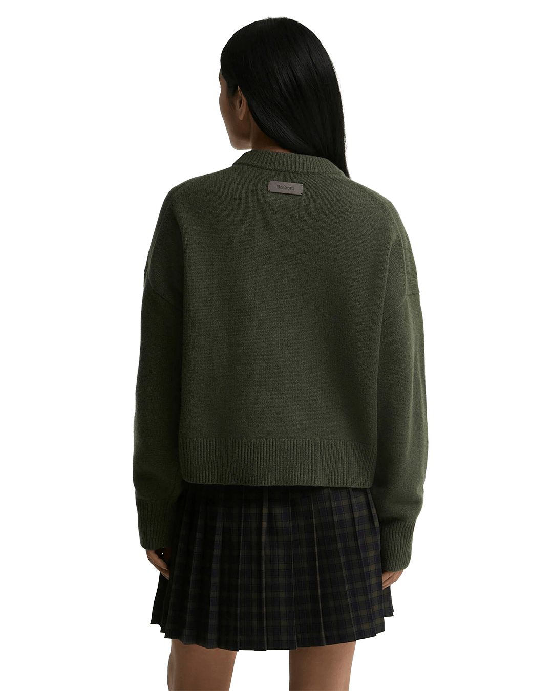 Barbour Jumpers Barbour Olive Ivybridge Knitted Jumper