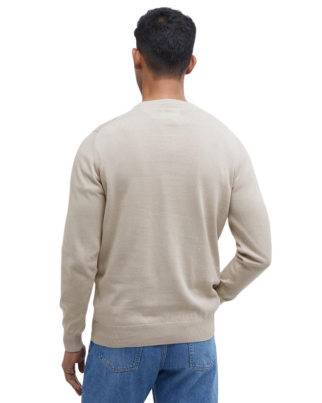 Barbour Jumpers Barbour PIMA COTTON CREW MIST BE12