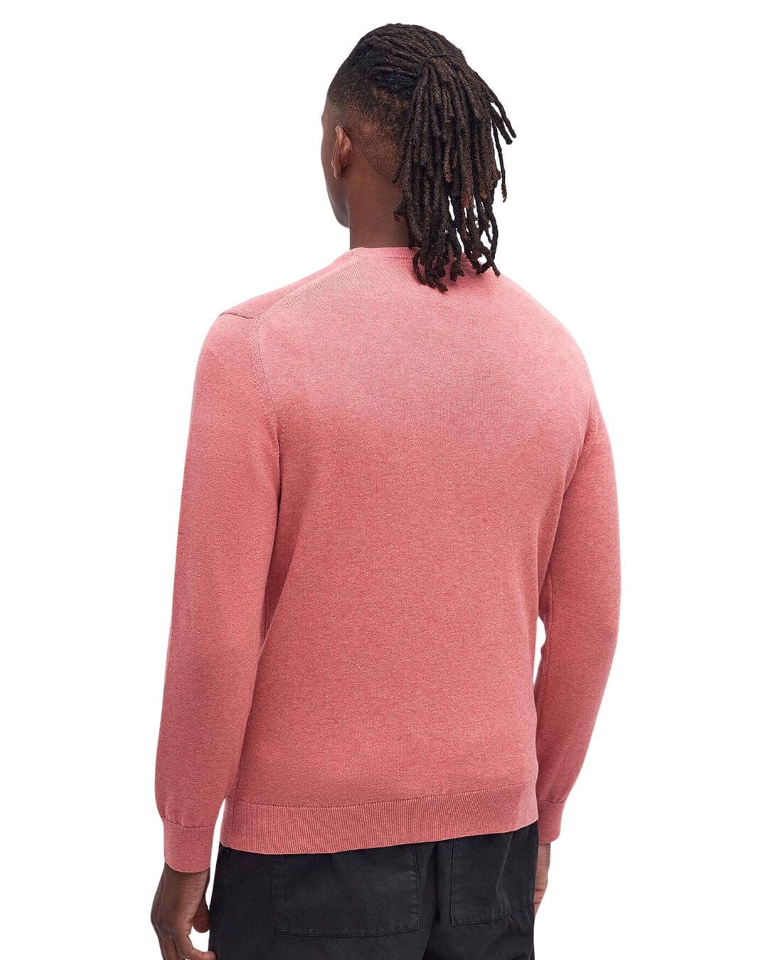 Barbour Jumpers Barbour Pink Pima Cotton Crew