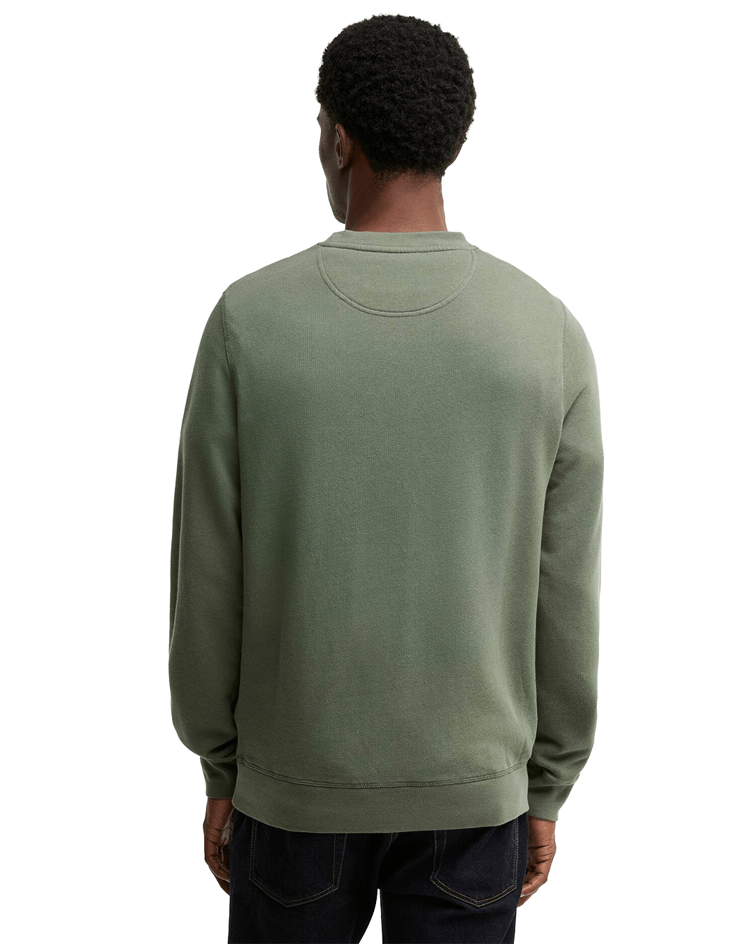 Barbour Jumpers Barbour Sage Essential Prep Logo Crew Neck Jumper