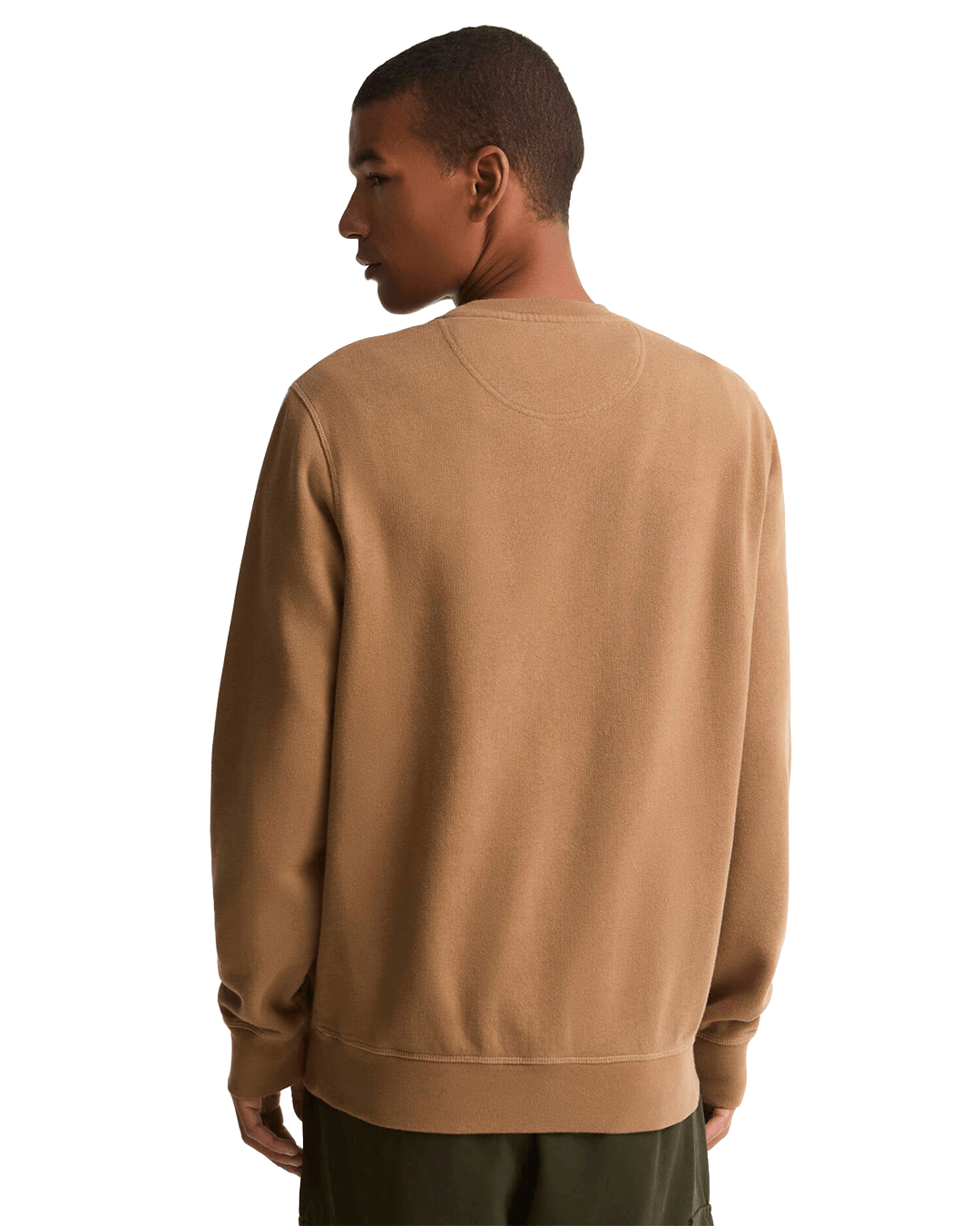 Barbour Jumpers Barbour Stone Essential Prep Logo Crew Neck Jumper