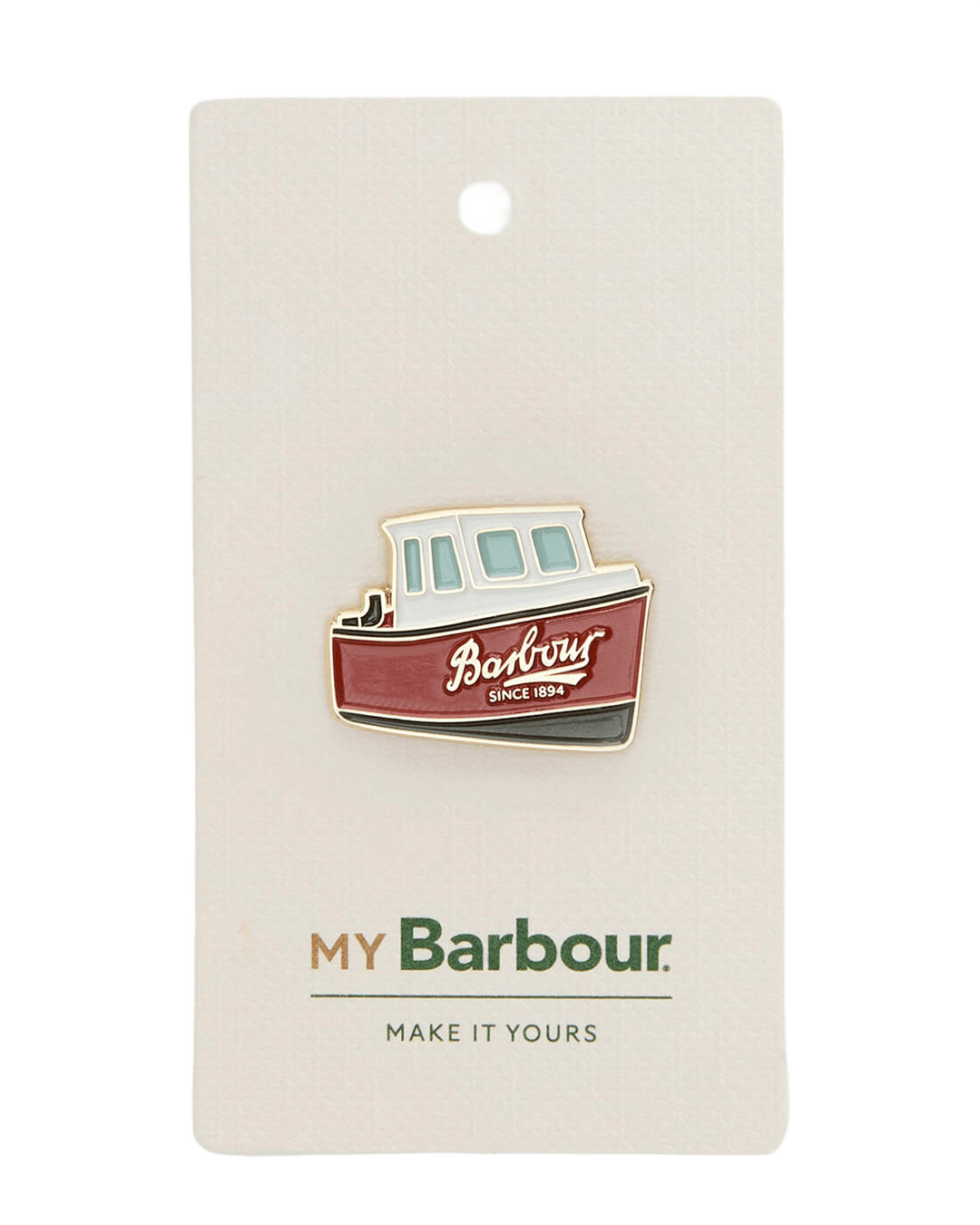 Barbour Lapel Pins ONE Barbour Red Boat Pin Badge