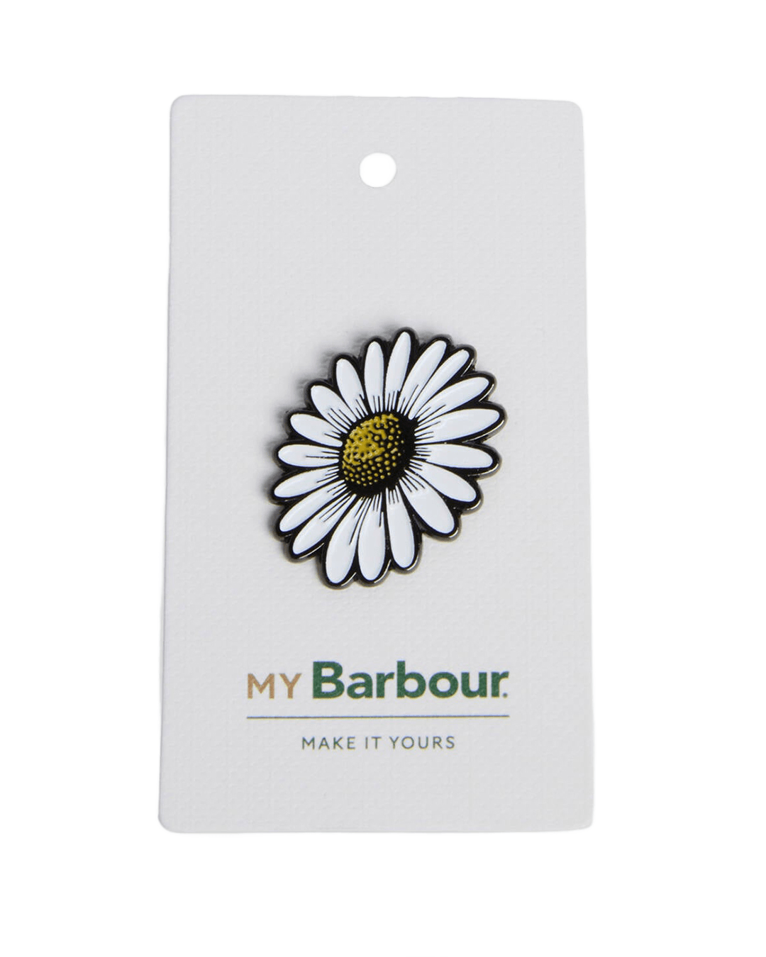 Barbour Lapel Pins ONE Barbour White Daisy Pin Badge