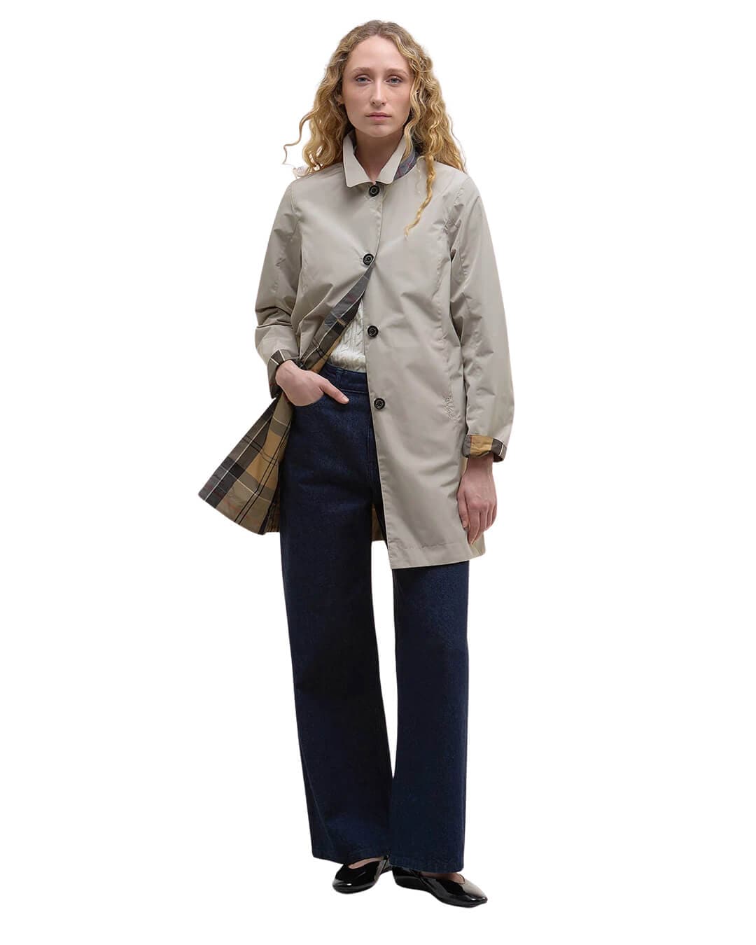 Barbour Outerwear Barbour Beige Babbity Showerproof