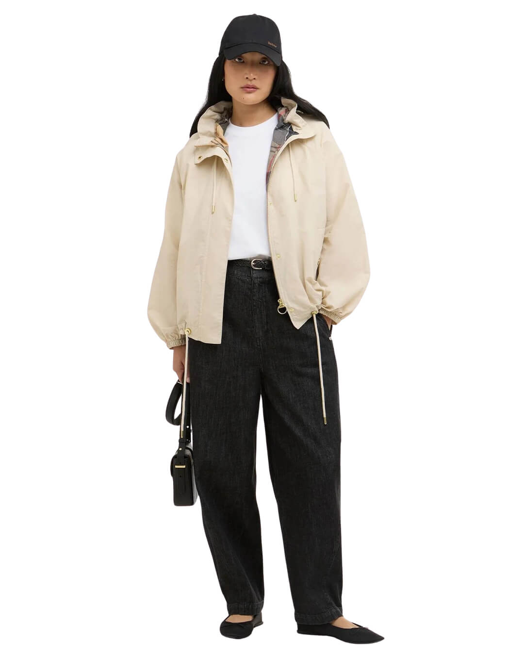 Barbour Outerwear Barbour Cream Hawkridge Showerproof Jacket Cr31 Jasmine/Dress