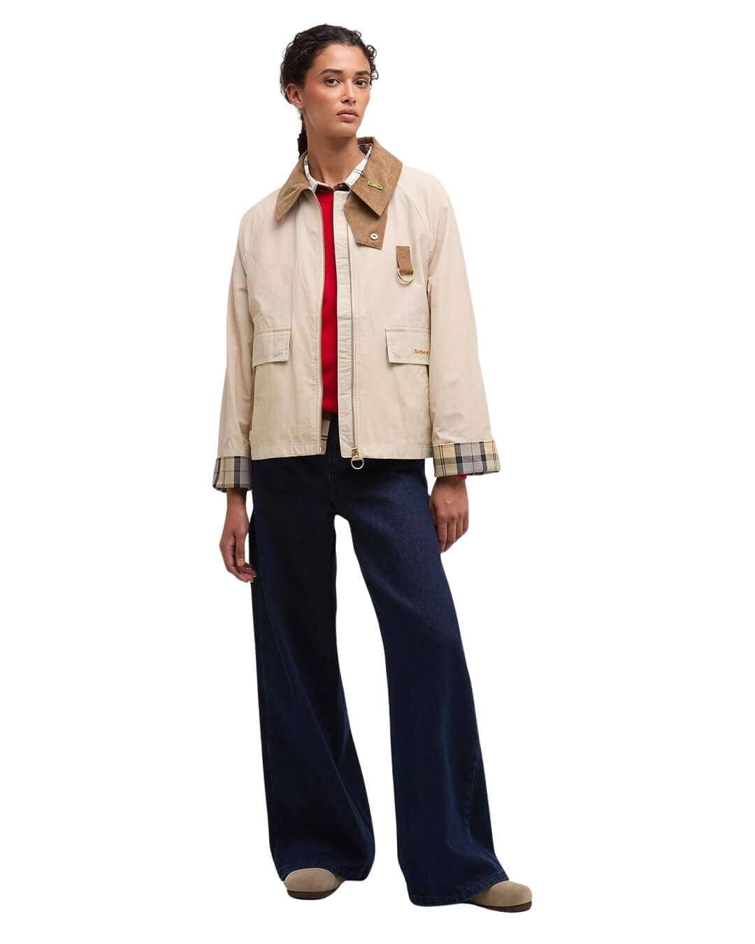 Barbour Outerwear Barbour Cream Icons Spey Showerproof