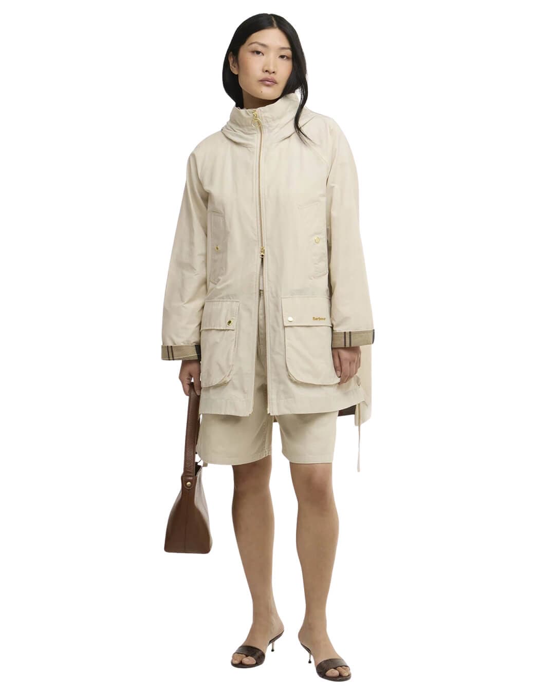 Barbour Outerwear Barbour Cream Middlemarch Showerproof Jacket Cr31 Jasmine/Dress