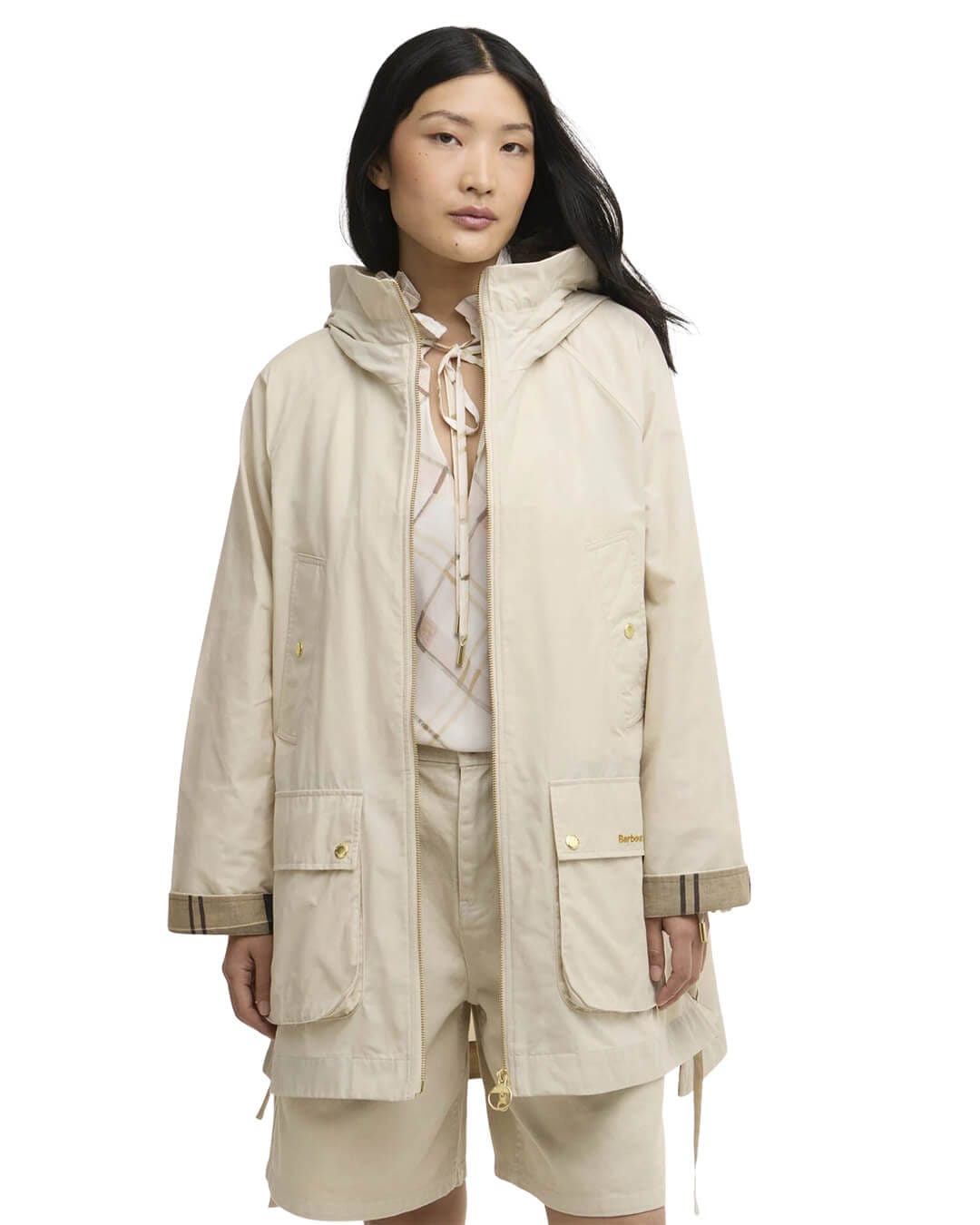 Barbour Outerwear Barbour Cream Middlemarch Showerproof Jacket Cr31 Jasmine/Dress