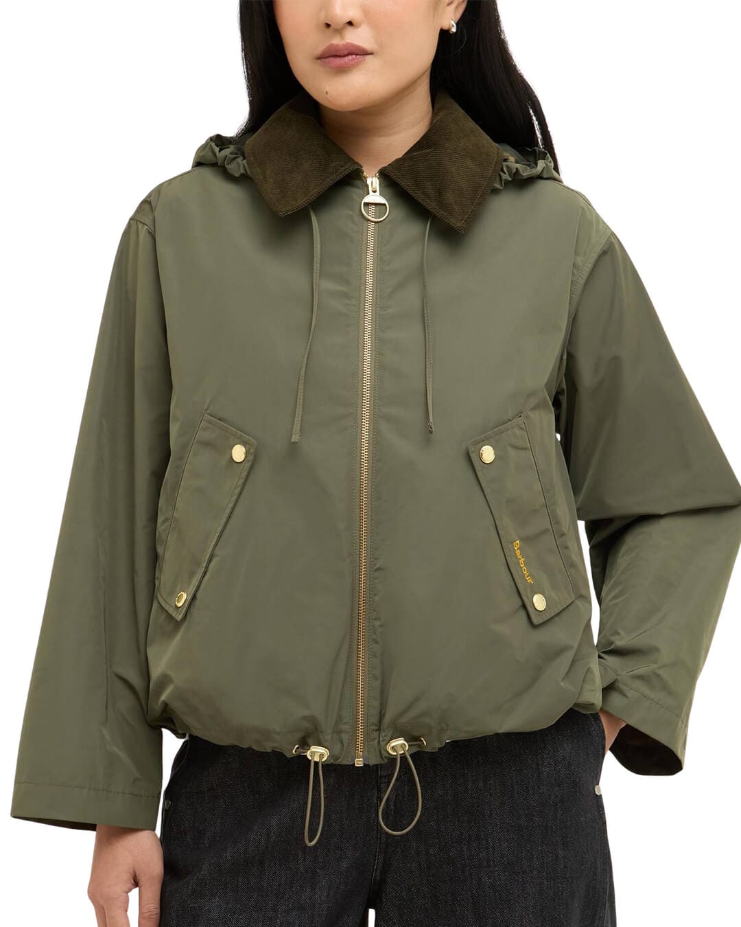 Barbour Outerwear Barbour Green Weaver Showerproof Jacket Gn51 Ivy Green/Ancient