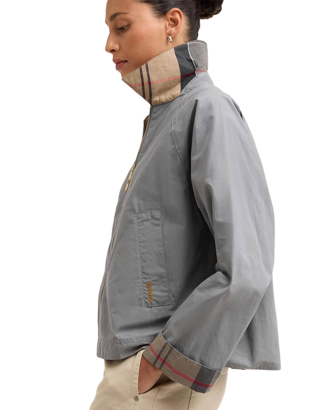Barbour Outerwear Barbour Grey Catlin Casual Jacket