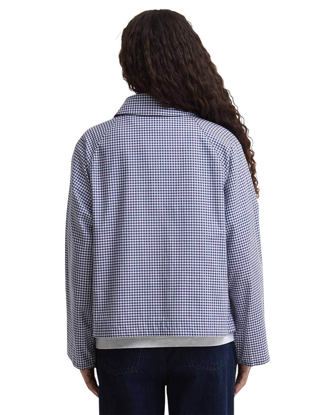 Barbour Outerwear Barbour Navy Ba X Paul Smith Gingh Spey Jkt Ny71 Navy/White Gingham