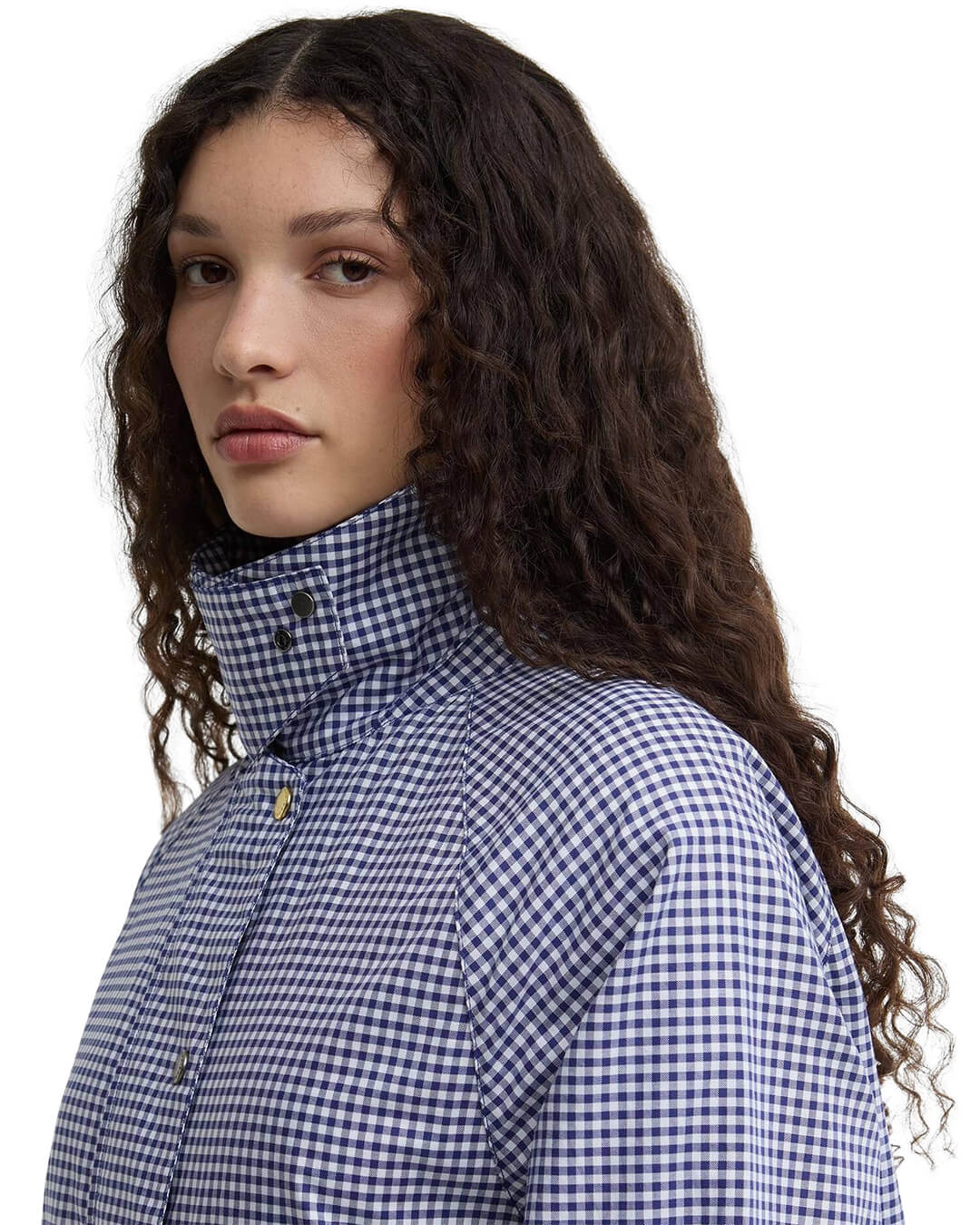 Barbour Outerwear Barbour Navy Ba X Paul Smith Gingh Spey Jkt Ny71 Navy/White Gingham