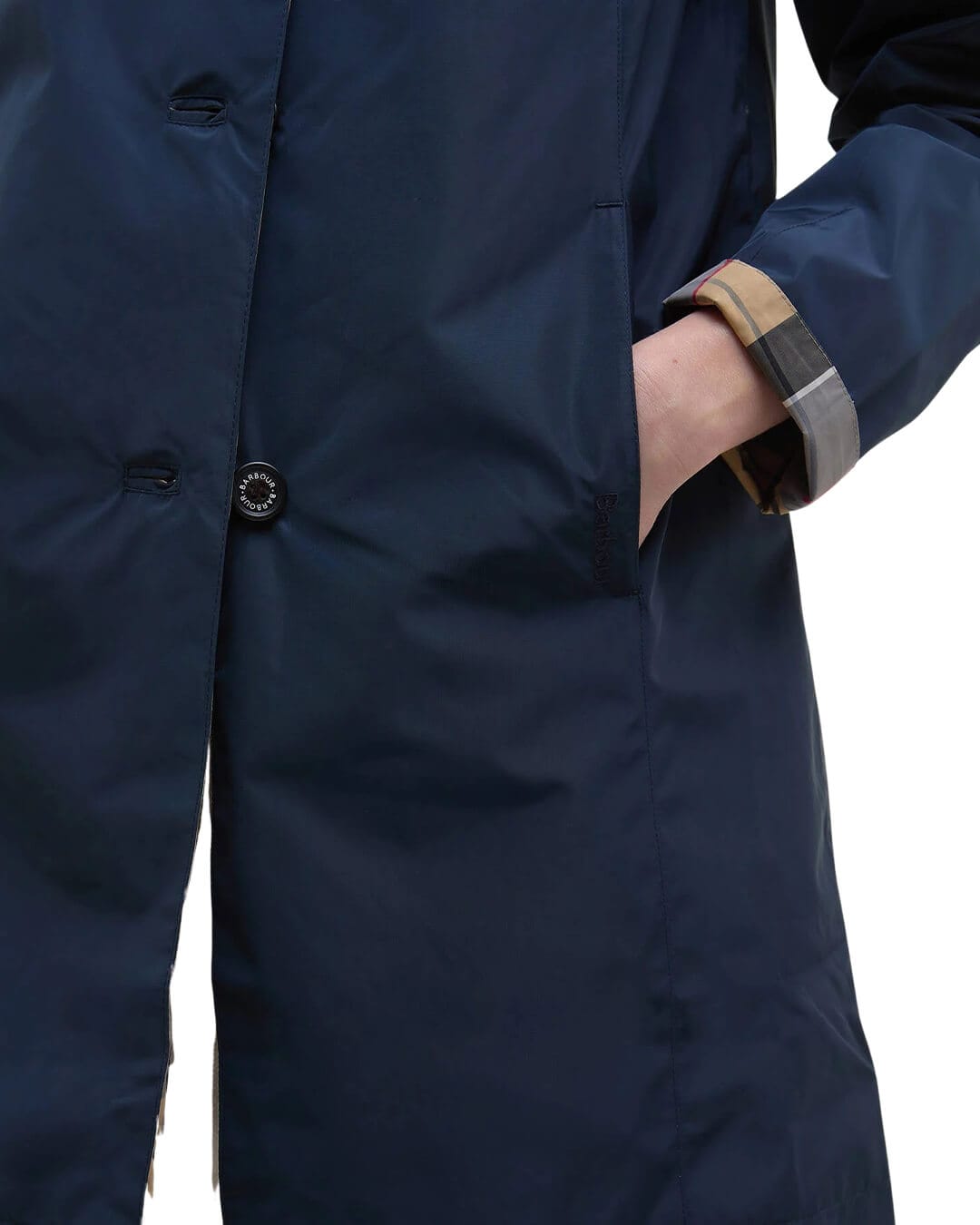 Barbour Outerwear Barbour Navy Babbity Showerproof