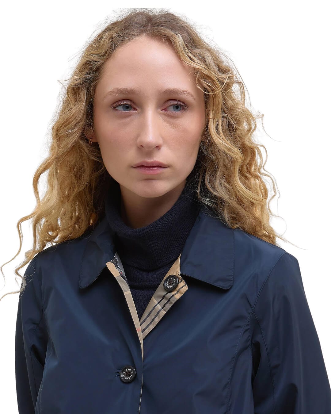 Barbour Outerwear Barbour Navy Babbity Showerproof