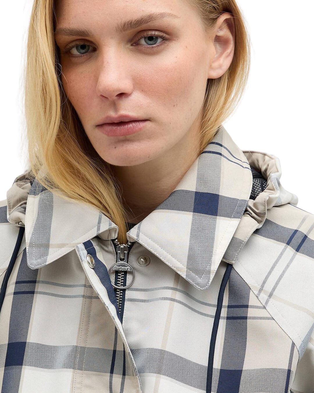 Barbour Outerwear Barbour Navy Ballina Check Shwrprf Jacket Ny51 Dress Navy Tartan