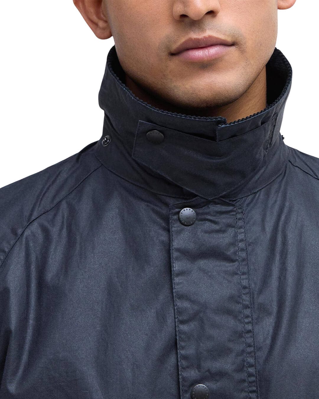 Barbour Outerwear Barbour Navy Lightweight Ashby Wax