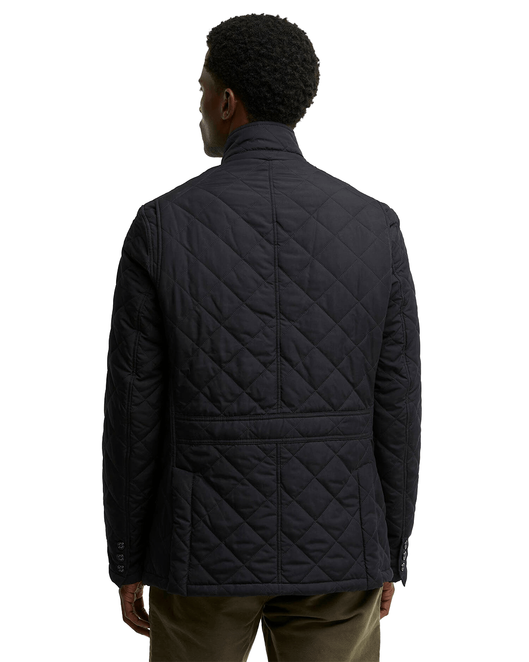 Barbour Outerwear Barbour Navy Quilted Lutz Jacket