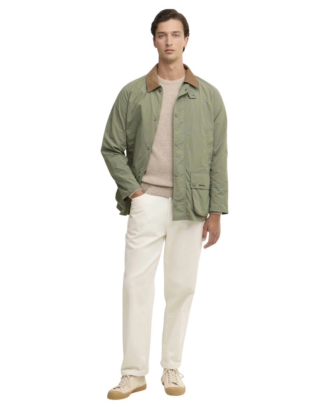 Barbour Outerwear Barbour Olive Ashby Showerproof