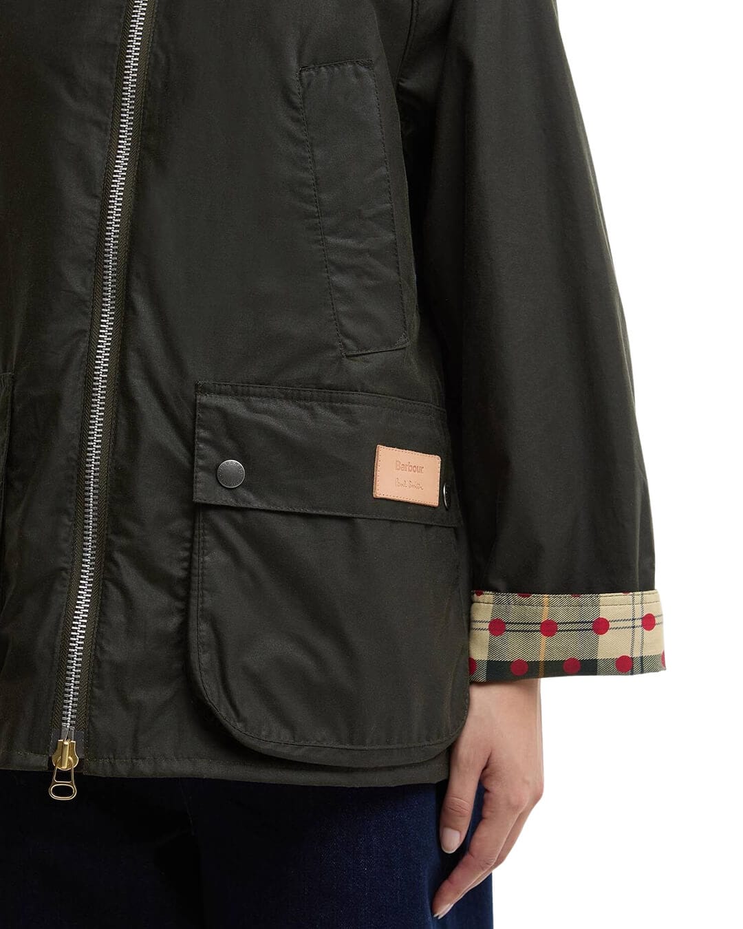 Barbour Outerwear Barbour Olive Ba X Paul Smith Bedale Wax Jkt Ol51 Arch Olive/Ancient/Winterberry