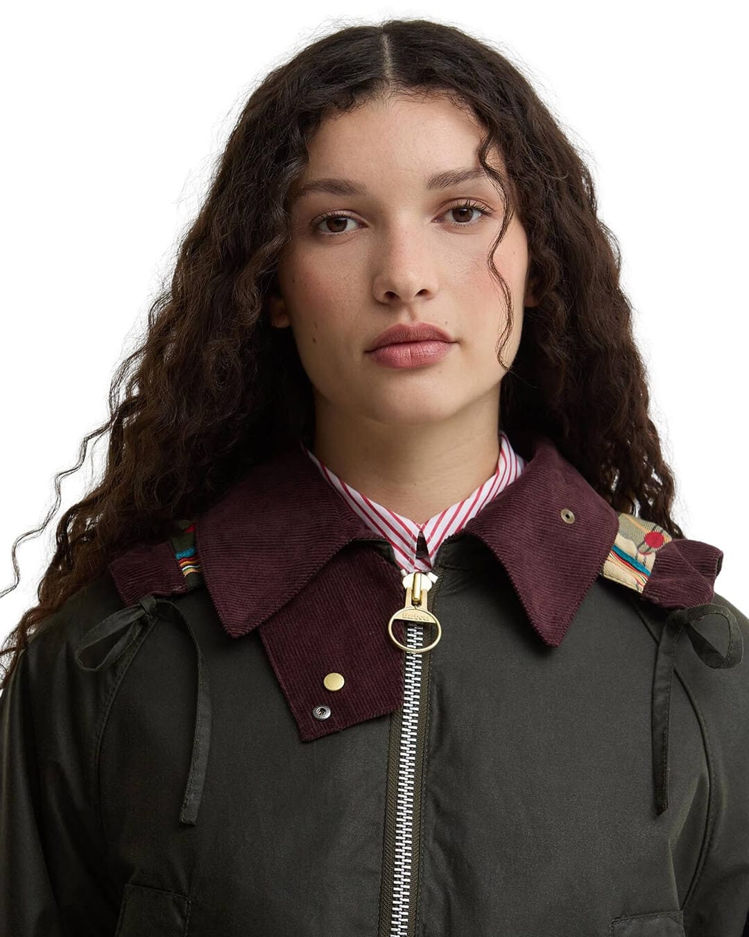Barbour Outerwear Barbour Olive Ba X Paul Smith Bedale Wax Jkt Ol51 Arch Olive/Ancient/Winterberry