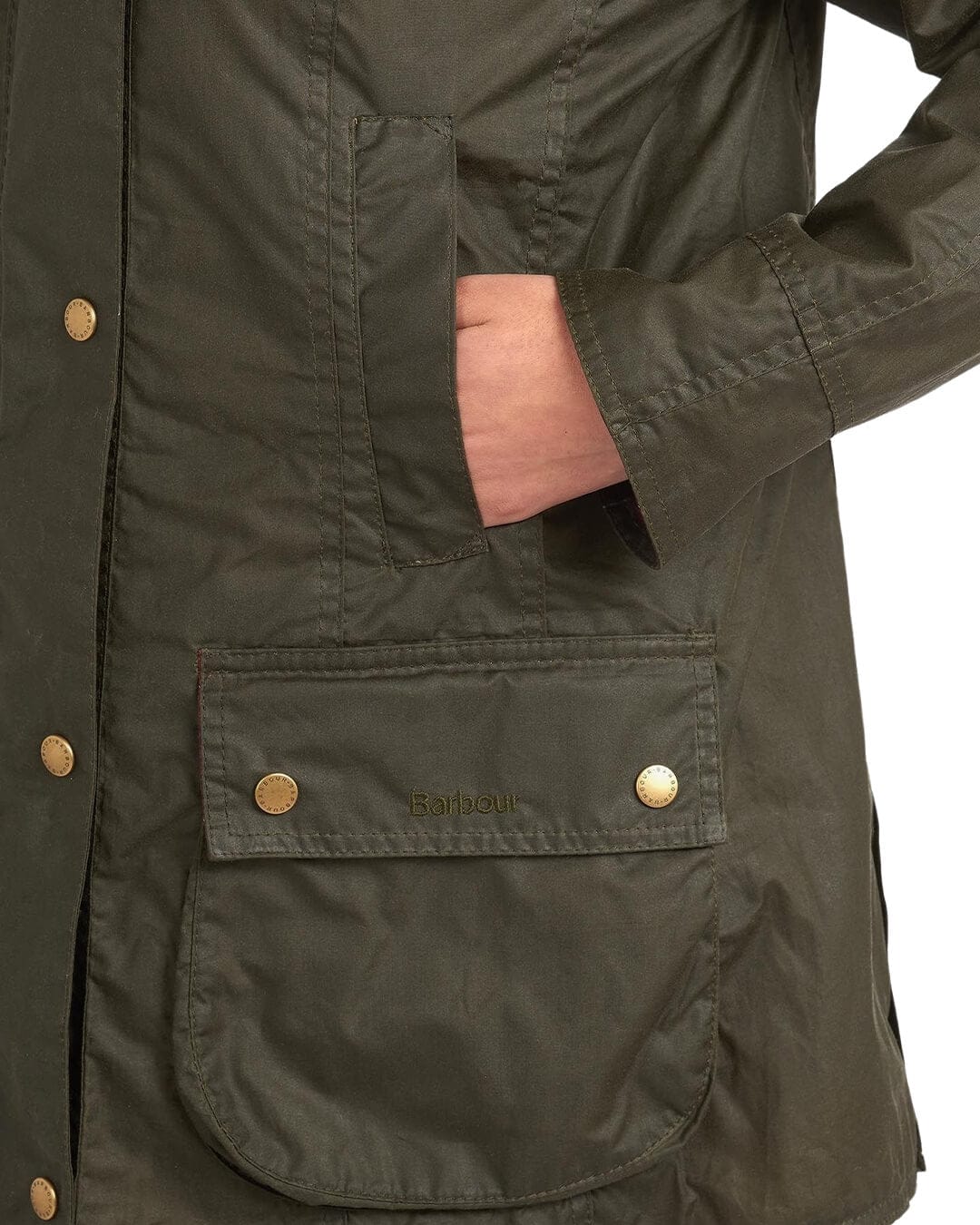 Barbour Outerwear LIGHTWEIGHT BEADNELL WAX OL51 ARCHIVE OLIVE SS24
