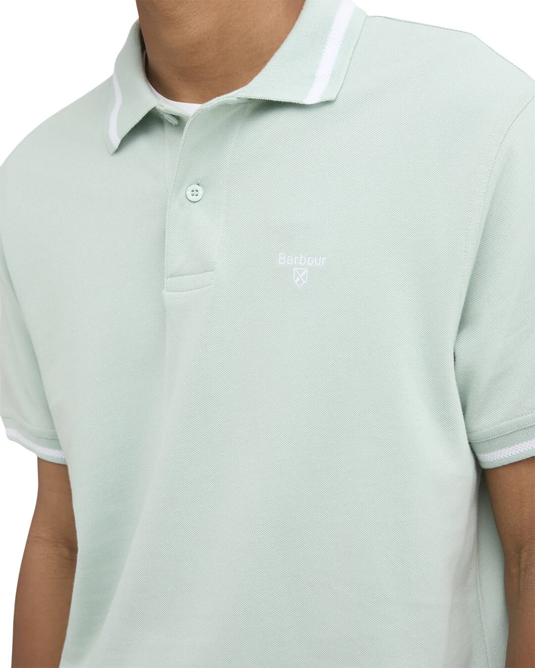 Barbour Polo Shirts Barbour Blue Ferrybridge Polo Shirt Bu11 Mint Blue