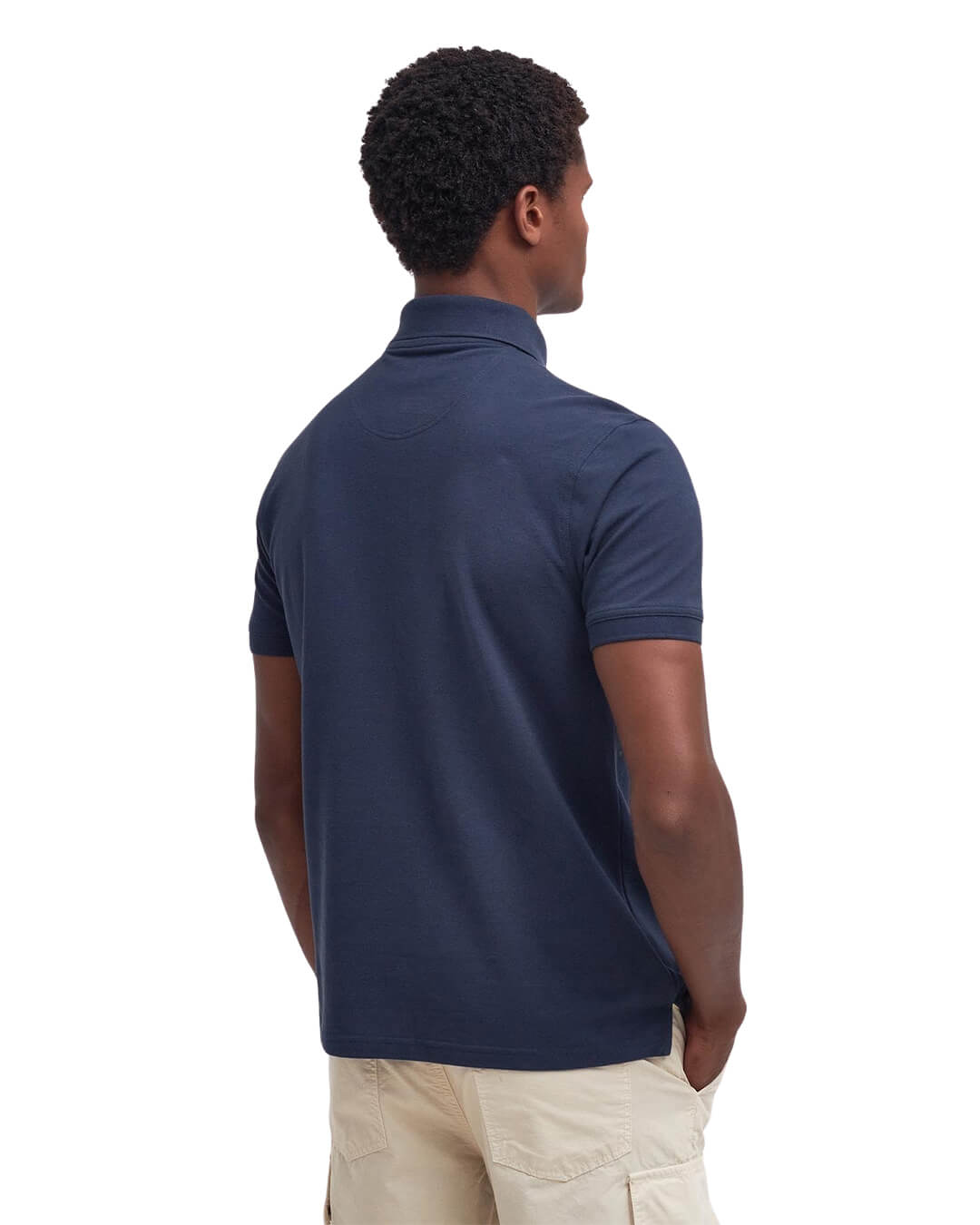 Barbour Polo Shirts Barbour LIGHTWEIGHT SPORTS POLO S NAVY NY91