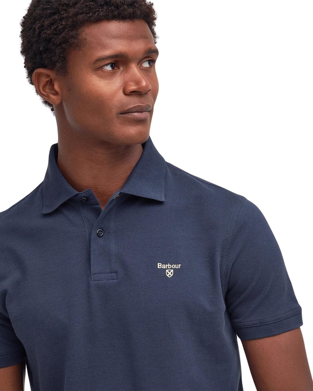 Barbour Polo Shirts Barbour LIGHTWEIGHT SPORTS POLO S NAVY NY91