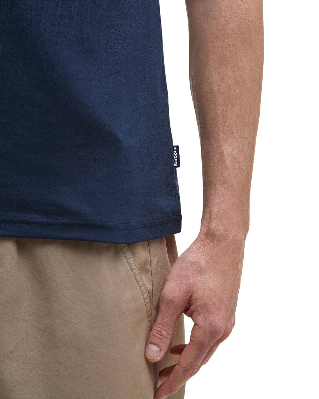 Barbour Polo Shirts Barbour Navy Premium Corpatch Tailored Polo