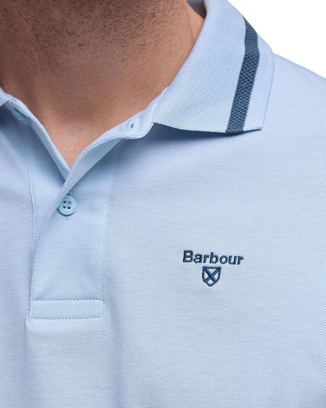 Barbour Polo Shirts Barbour Sky Ferrybridge Polo Shirt