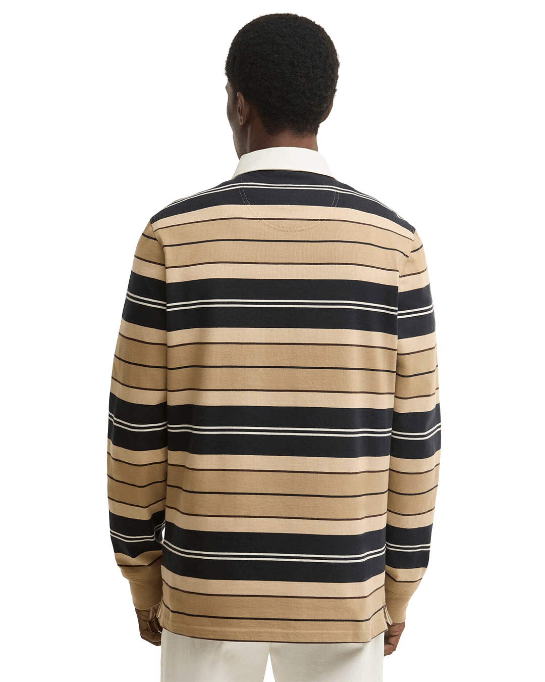 Barbour Polo Shirts Barbour Stone Frith Tartan Stripe Rugby Shirt