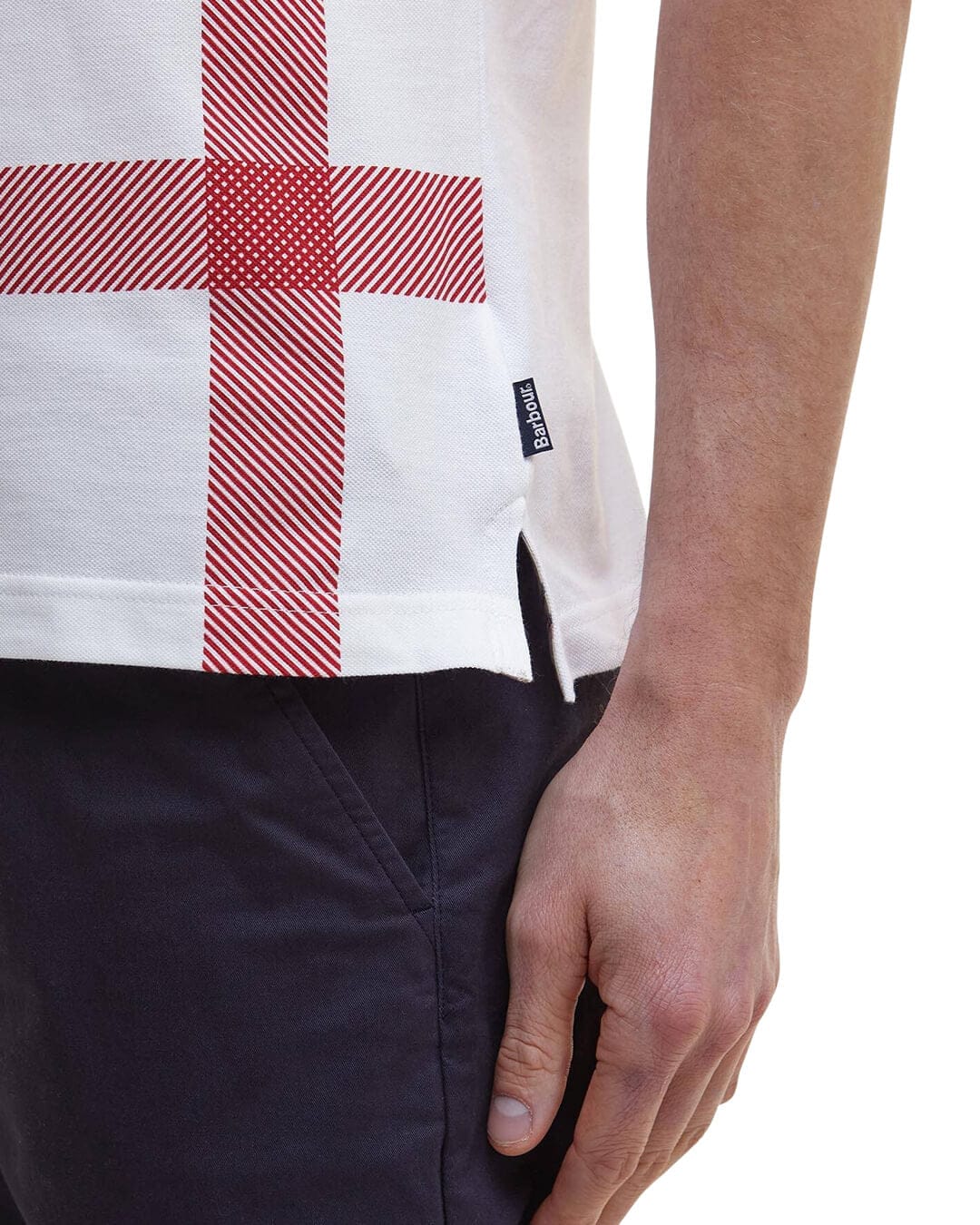 Barbour Polo Shirts Barbour White Blaine Polo
