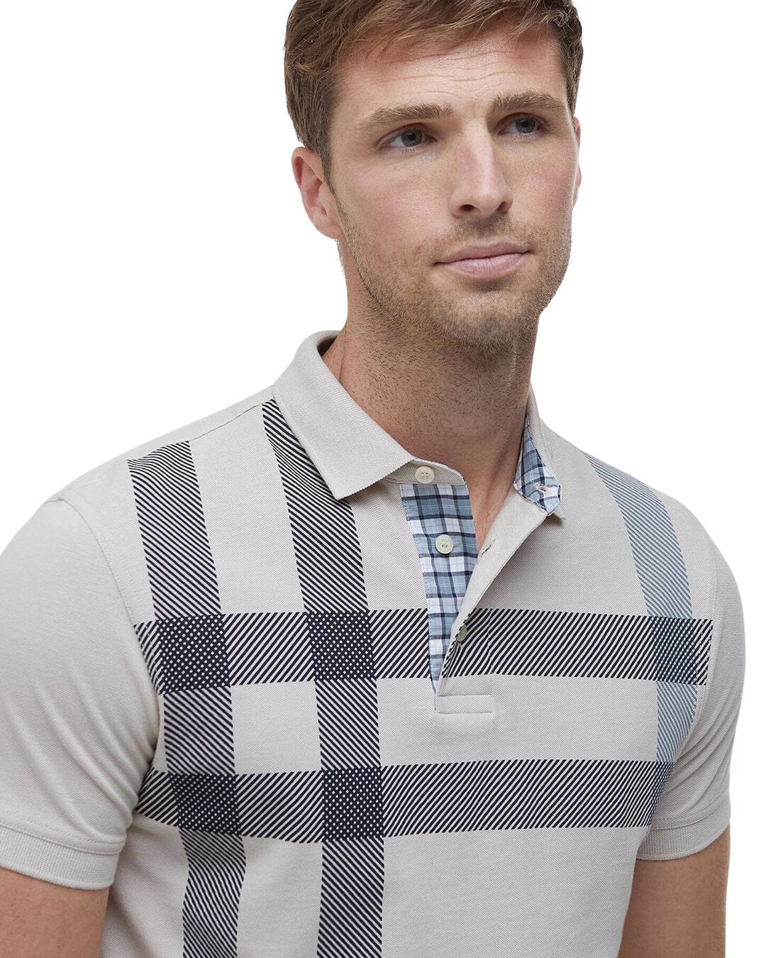 Barbour Polo Shirts Barbour White Blaine Polo