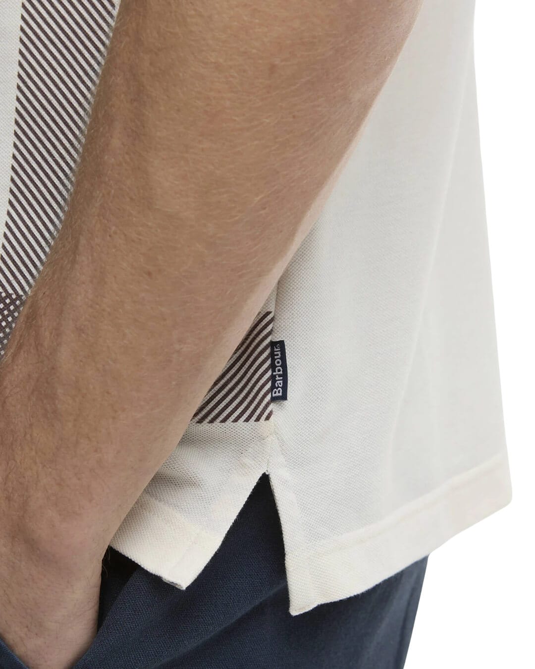 Barbour Polo Shirts Barbour White Blaine Polo Wh32 Whisper White