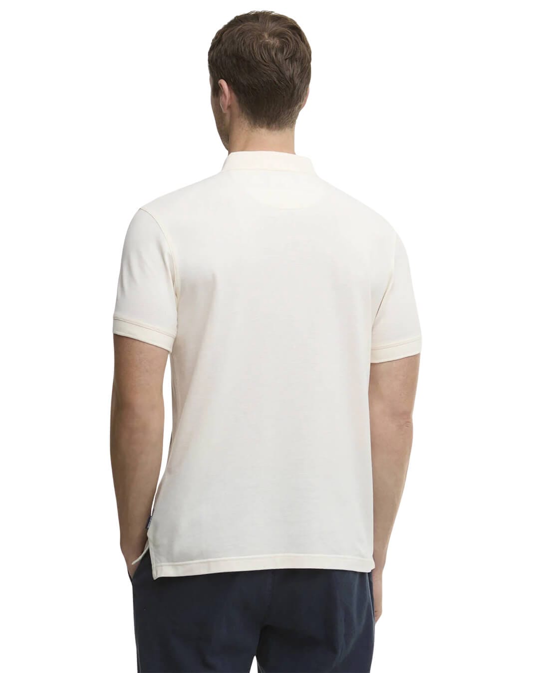 Barbour Polo Shirts Barbour White Blaine Polo Wh32 Whisper White