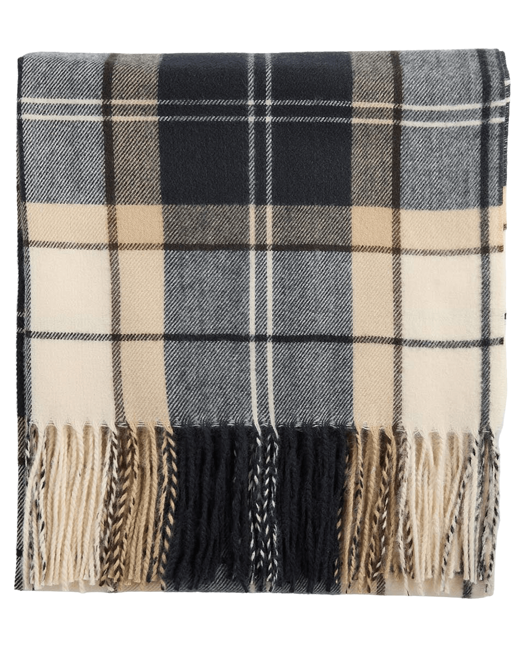 Barbour Scarves ONE Barbour Beige Stanway Dress Tartan Wrap