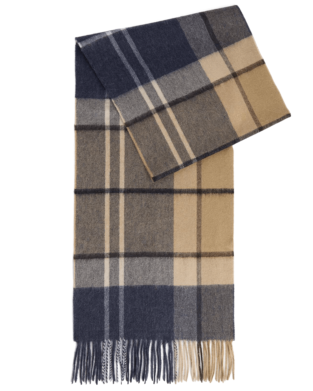 Barbour Scarves ONE Barbour Brown Carrbridge Tartan Scarf